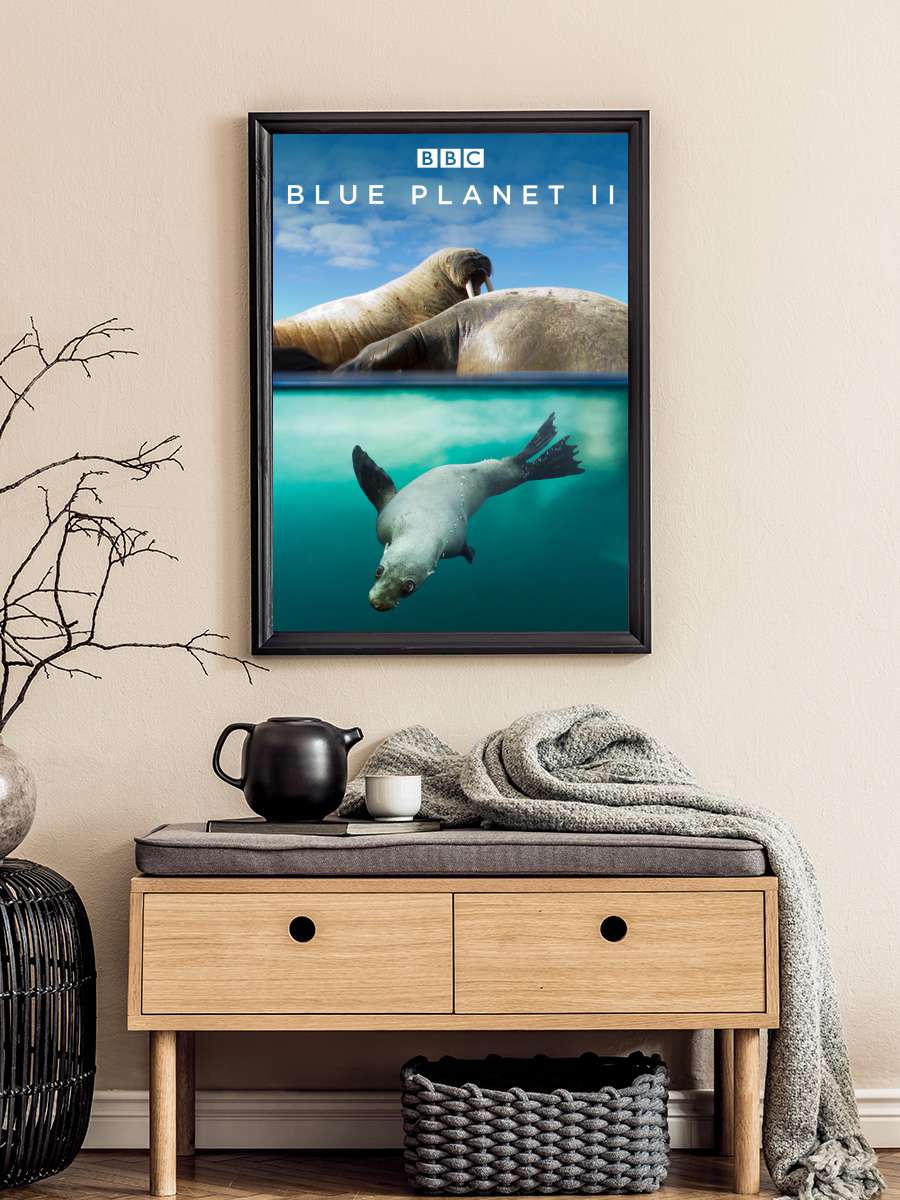 Blue Planet II Dizi Tablo Siyah Çerçeveli Dizi Poster Duvar Tablo