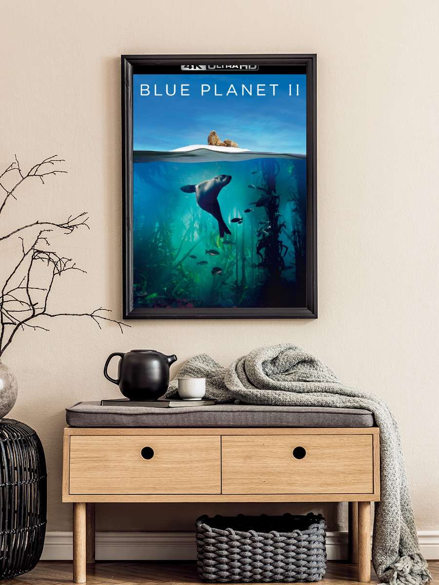 Blue Planet II Dizi Tablo Siyah Çerçeveli Dizi Poster Duvar Tablo