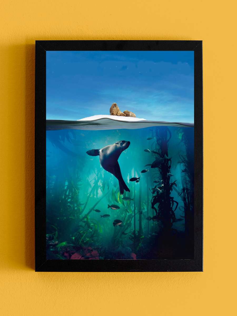 Blue Planet II Dizi Tablo Siyah Çerçeveli Dizi Poster Duvar Tablo