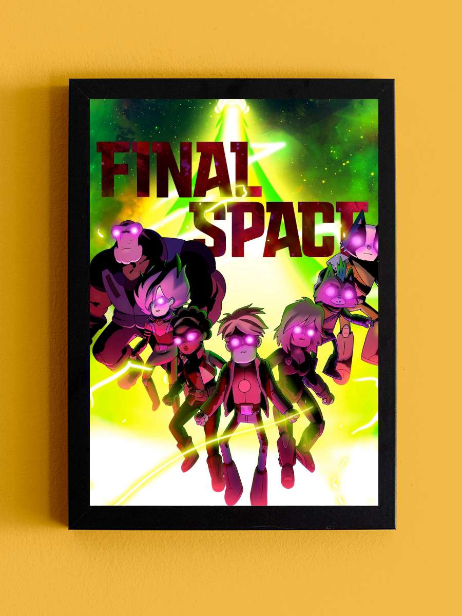 Son Uzay - Final Space Dizi Tablo Siyah Çerçeveli Dizi Poster Duvar Tablo