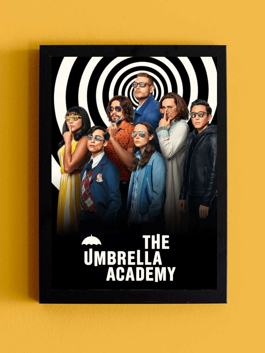 The Umbrella Academy Dizi Tablo Siyah Çerçeveli Dizi Poster Duvar Tablo