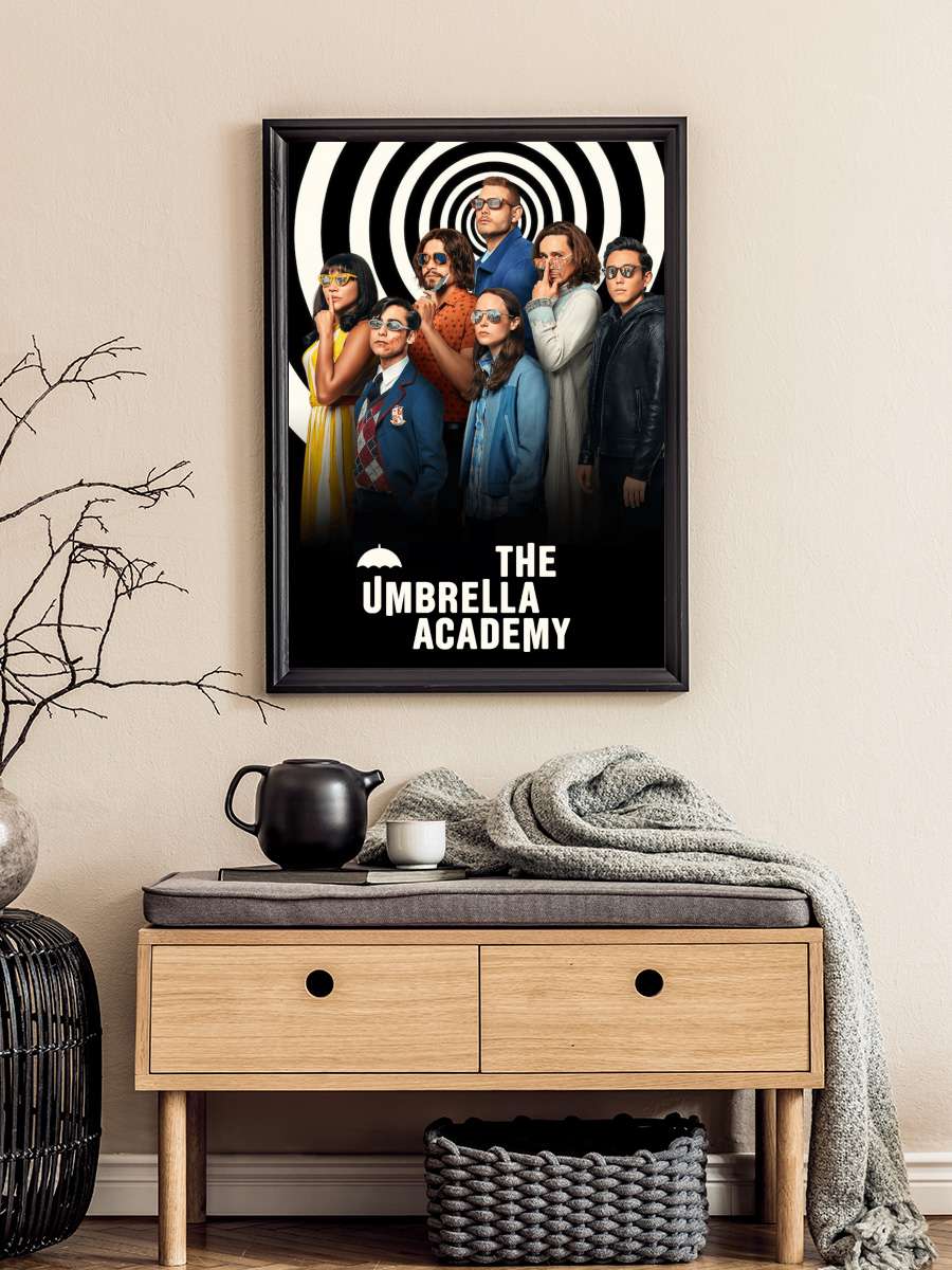 The Umbrella Academy Dizi Tablo Siyah Çerçeveli Dizi Poster Duvar Tablo