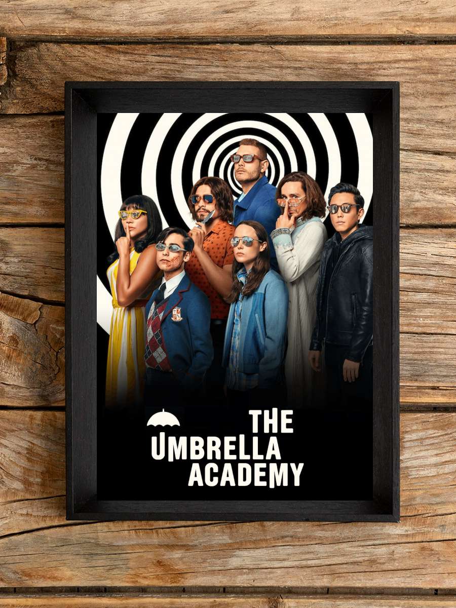 The Umbrella Academy Dizi Tablo Siyah Çerçeveli Dizi Poster Duvar Tablo