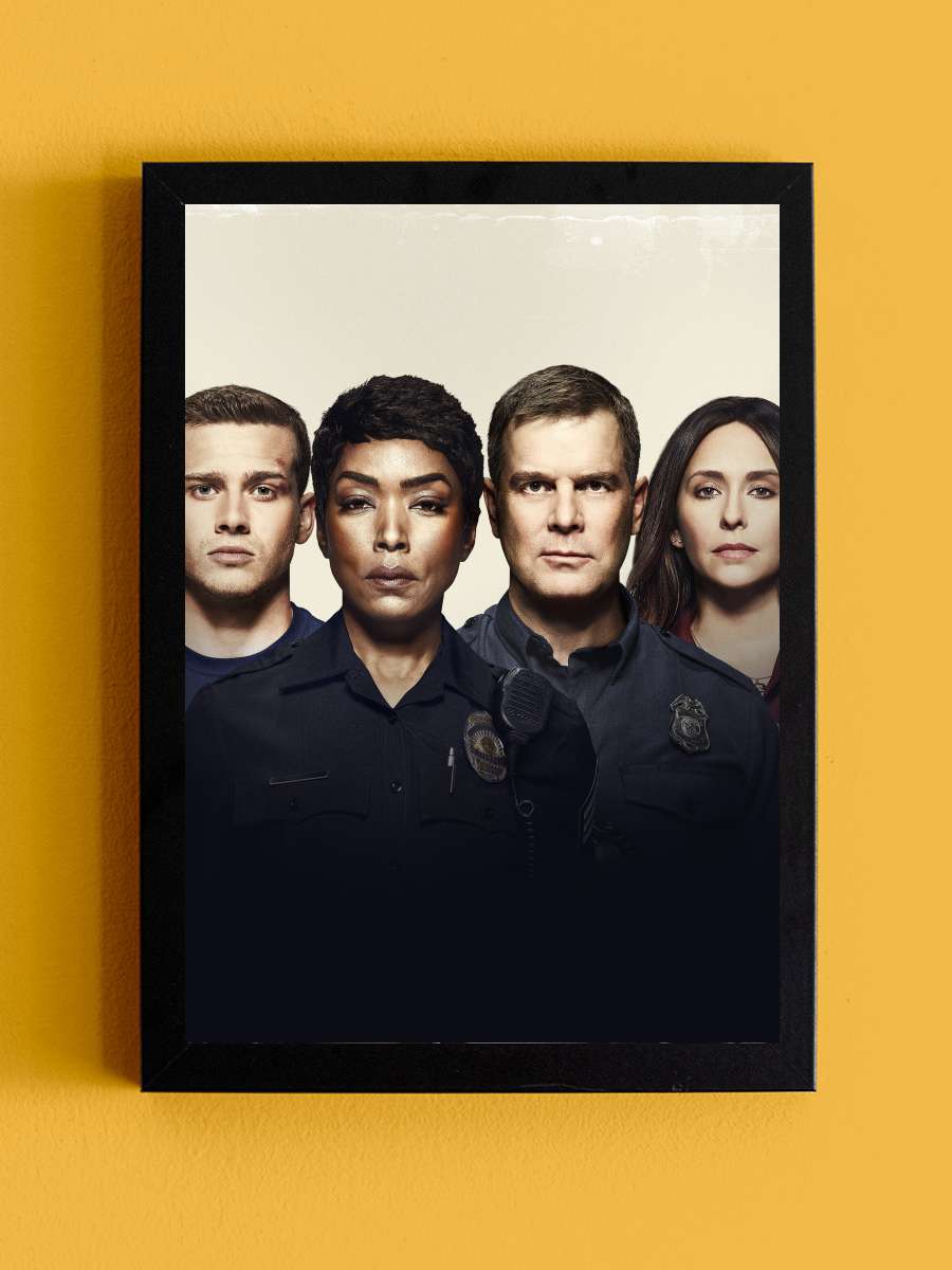 9-1-1 Dizi Tablo Siyah Çerçeveli Dizi Poster Duvar Tablo