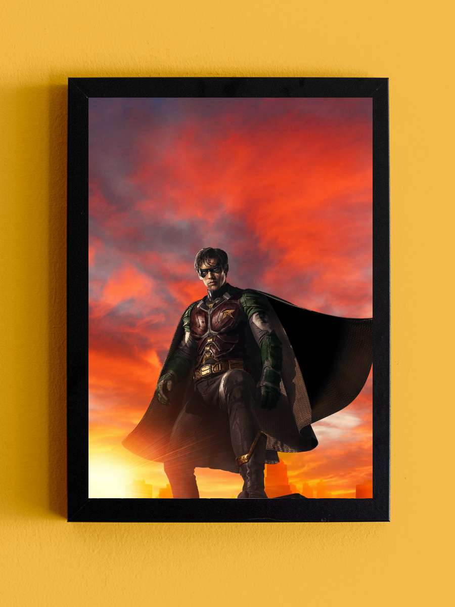 Titans Dizi Tablo Siyah Çerçeveli Dizi Poster Duvar Tablo