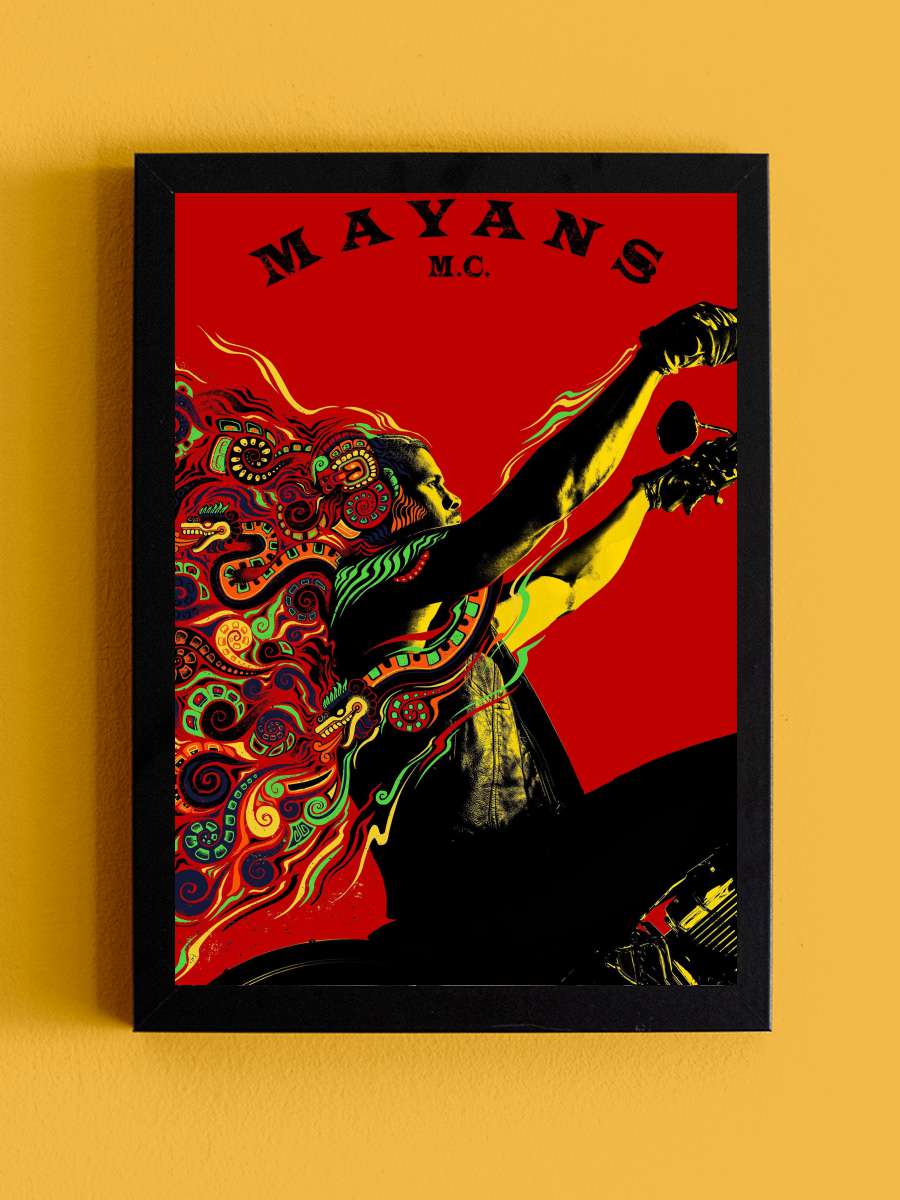 Mayans M.C. Dizi Tablo Siyah Çerçeveli Dizi Poster Duvar Tablo