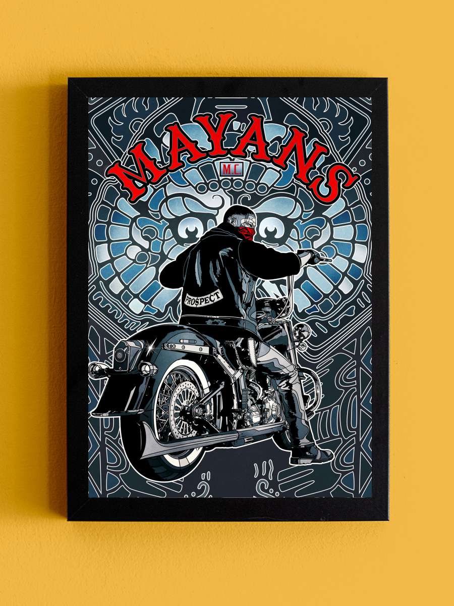 Mayans M.C. Dizi Tablo Siyah Çerçeveli Dizi Poster Duvar Tablo