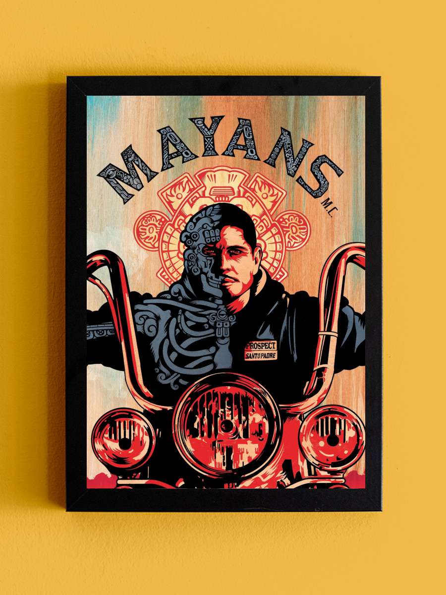 Mayans M.C. Dizi Tablo Siyah Çerçeveli Dizi Poster Duvar Tablo