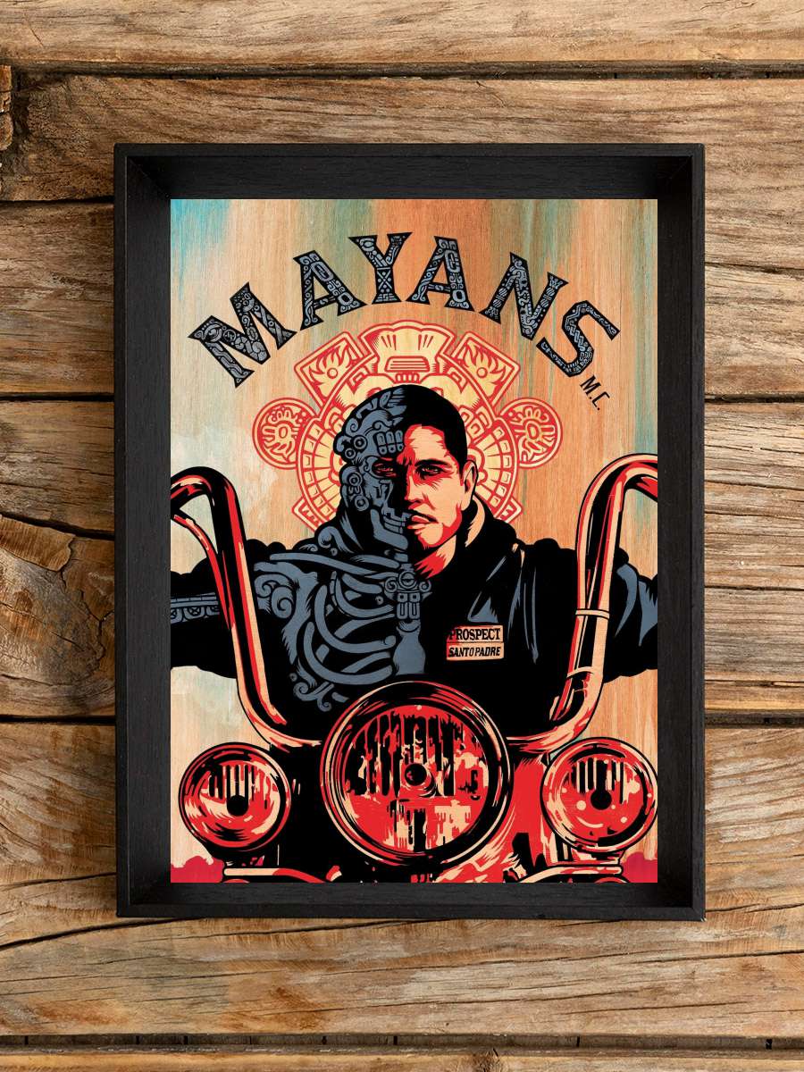 Mayans M.C. Dizi Tablo Siyah Çerçeveli Dizi Poster Duvar Tablo