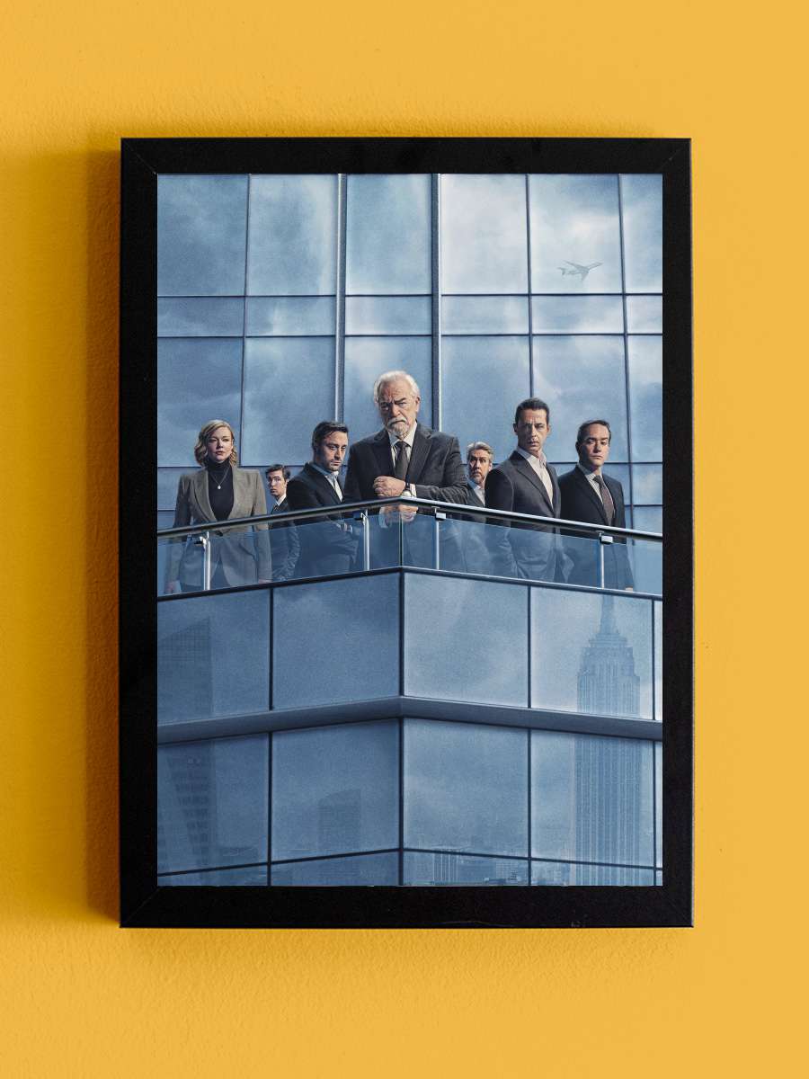 Succession Dizi Tablo Siyah Çerçeveli Dizi Poster Duvar Tablo