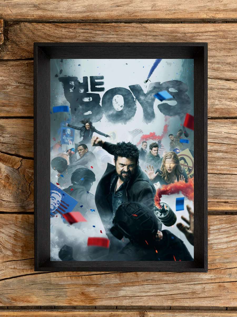 The Boys Dizi Tablo Siyah Çerçeveli Dizi Poster Duvar Tablo