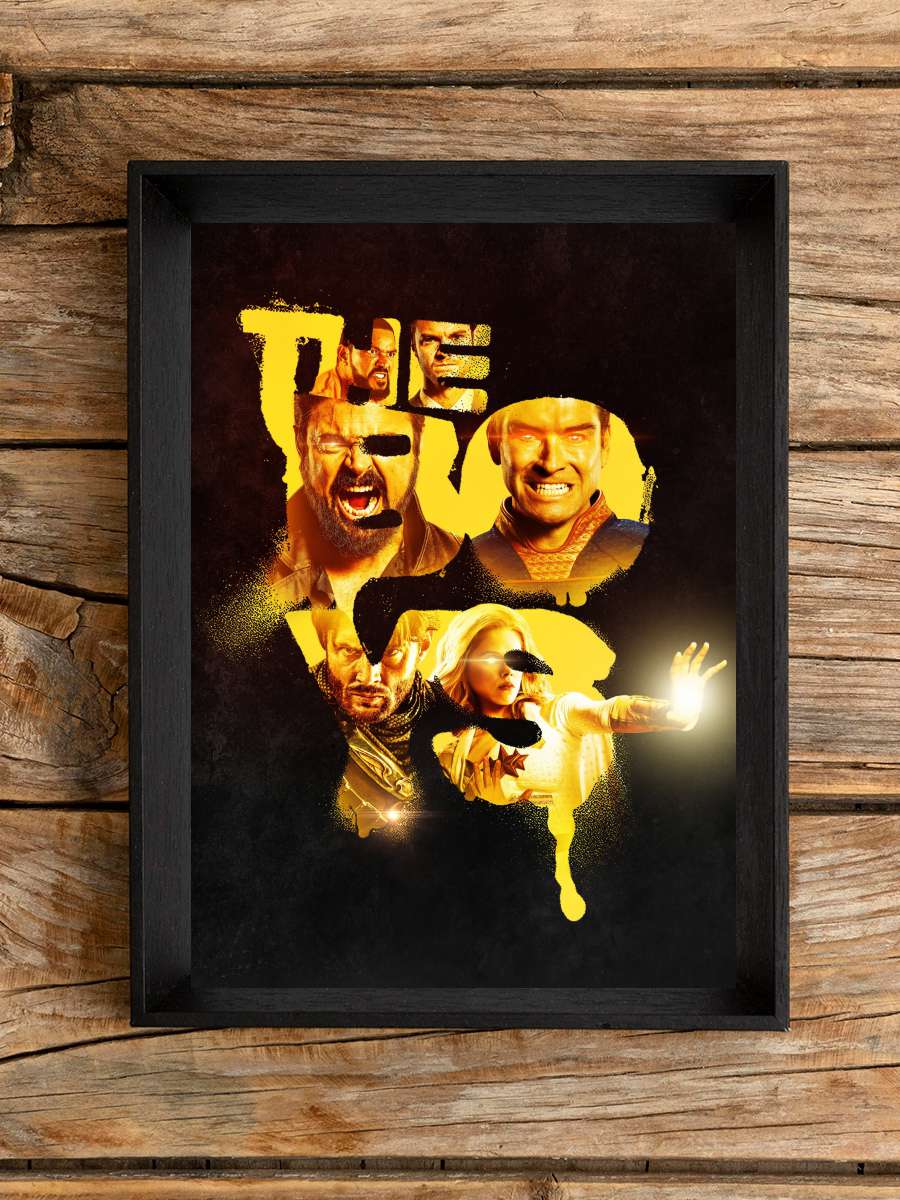 The Boys Dizi Tablo Siyah Çerçeveli Dizi Poster Duvar Tablo