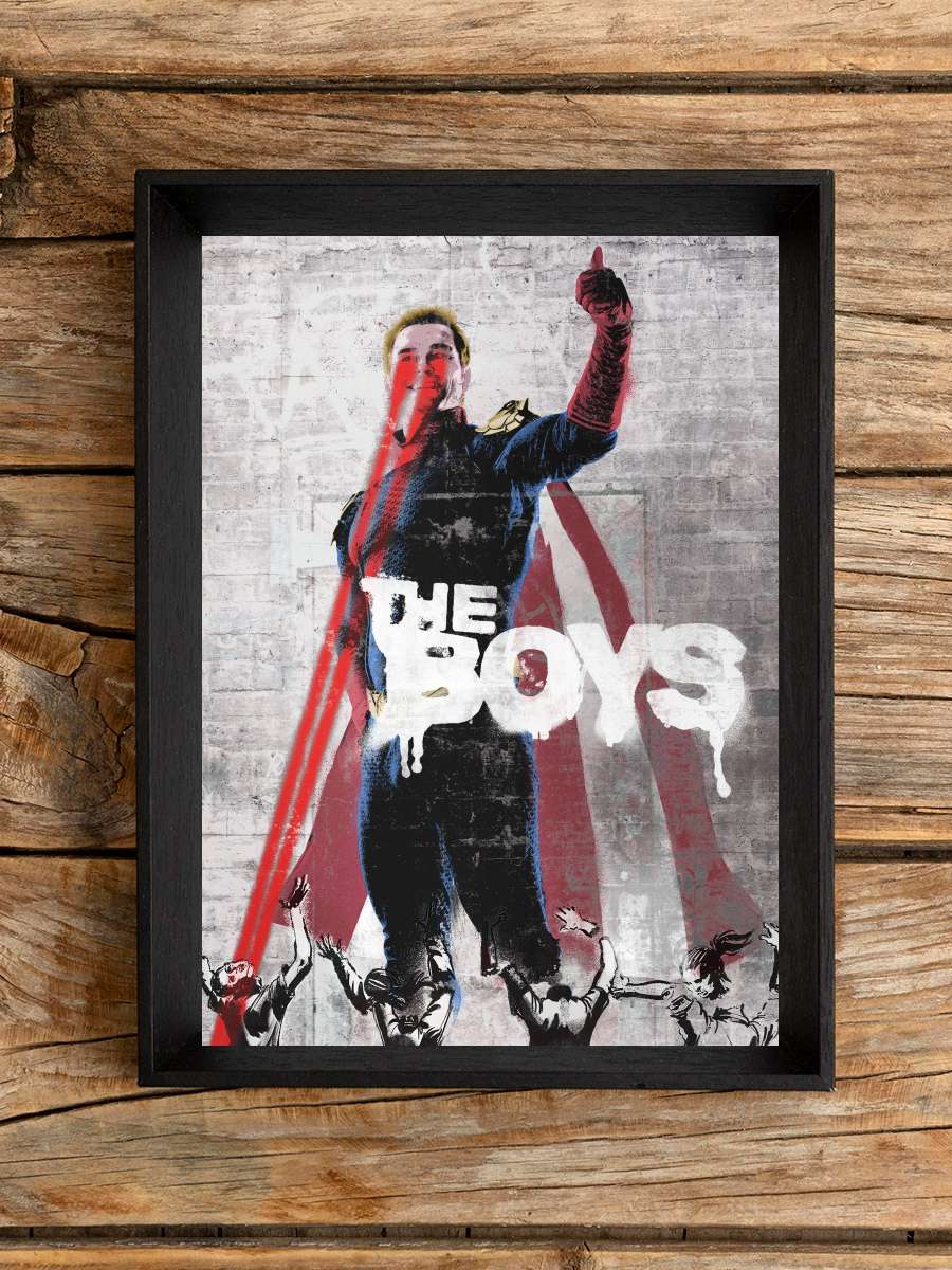 The Boys Dizi Tablo Siyah Çerçeveli Dizi Poster Duvar Tablo