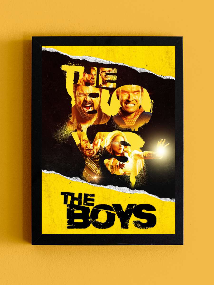 The Boys Dizi Tablo Siyah Çerçeveli Dizi Poster Duvar Tablo