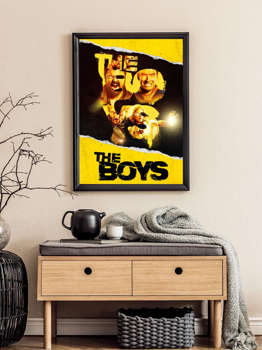 The Boys Dizi Tablo Siyah Çerçeveli Dizi Poster Duvar Tablo