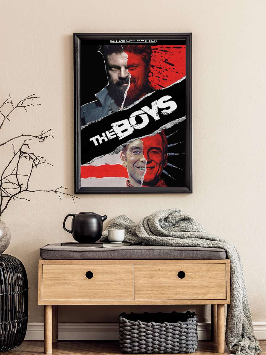 The Boys Dizi Tablo Siyah Çerçeveli Dizi Poster Duvar Tablo