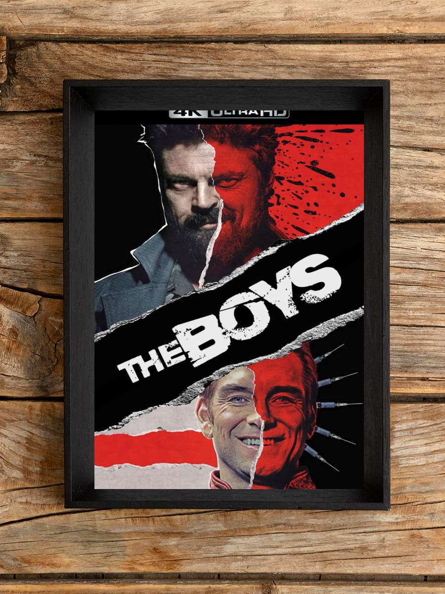 The Boys Dizi Tablo Siyah Çerçeveli Dizi Poster Duvar Tablo