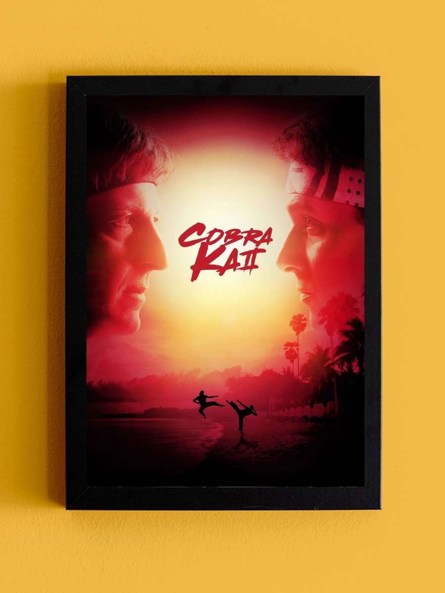 Cobra Kai Dizi Tablo Siyah Çerçeveli Dizi Poster Duvar Tablo