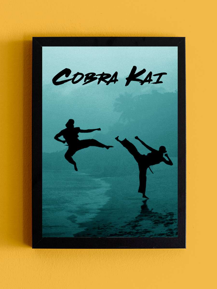 Cobra Kai Dizi Tablo Siyah Çerçeveli Dizi Poster Duvar Tablo