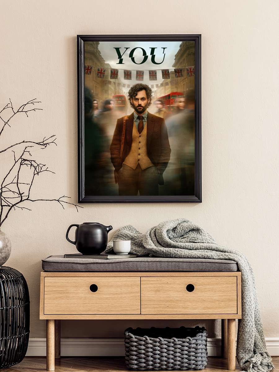 You Dizi Tablo Siyah Çerçeveli Dizi Poster Duvar Tablo