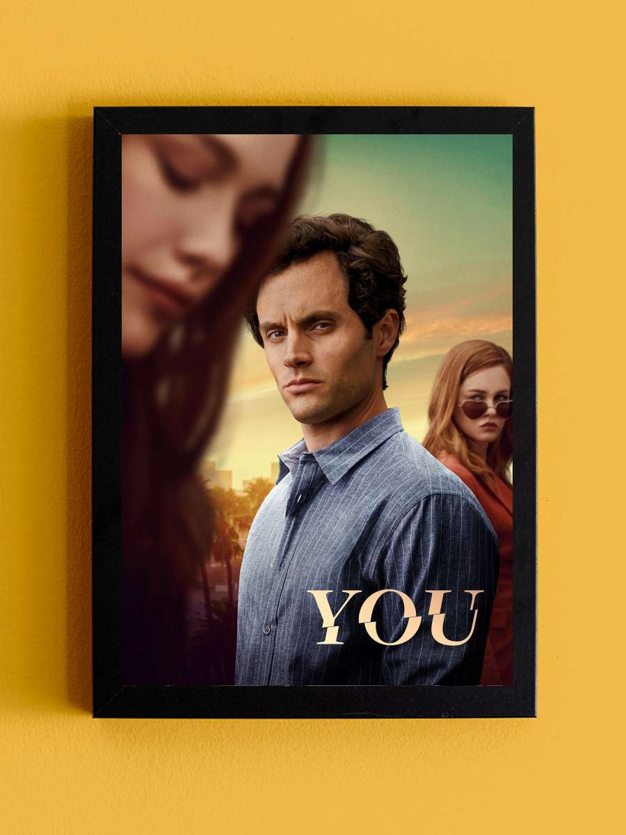 You Dizi Tablo Siyah Çerçeveli Dizi Poster Duvar Tablo