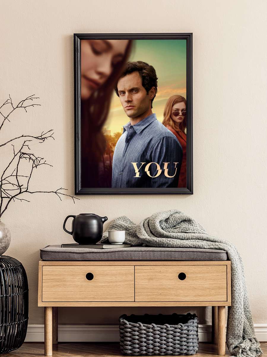 You Dizi Tablo Siyah Çerçeveli Dizi Poster Duvar Tablo