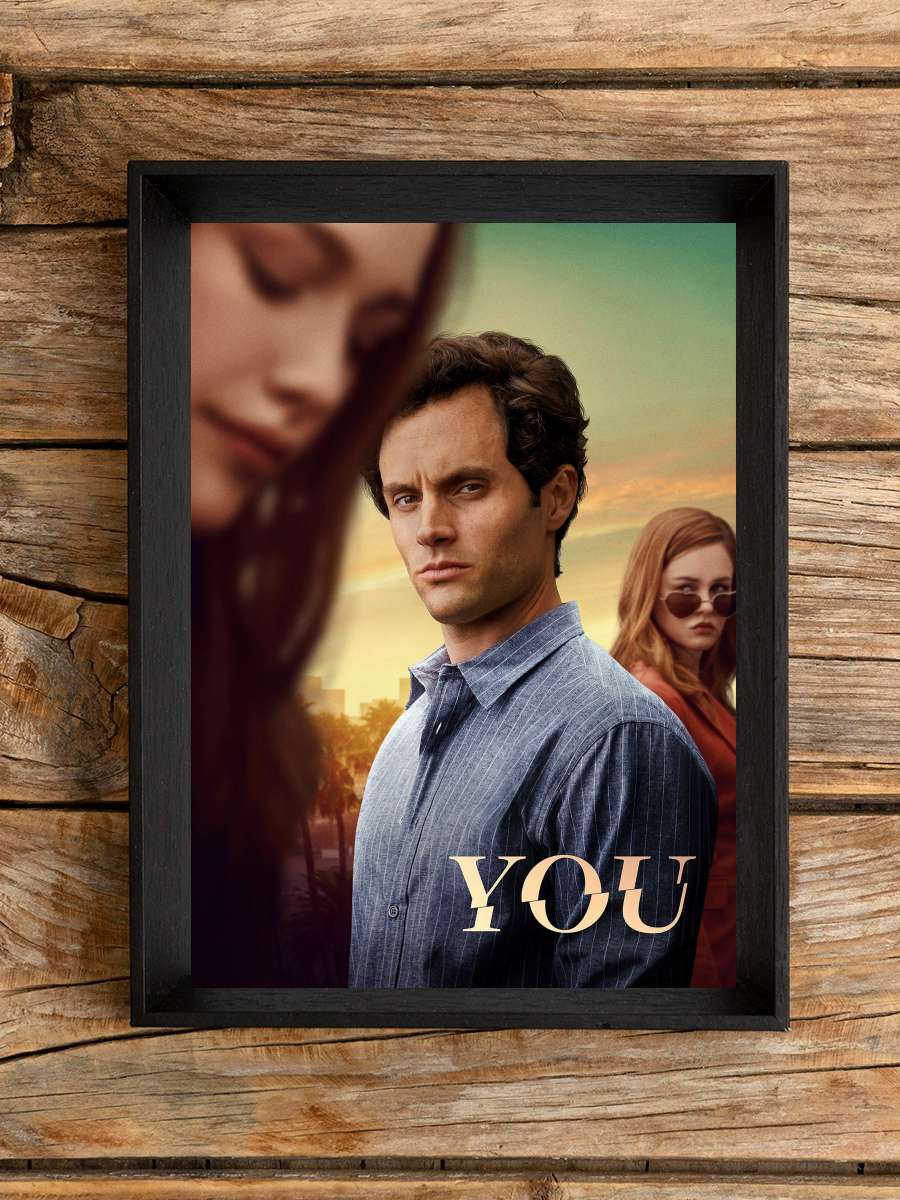 You Dizi Tablo Siyah Çerçeveli Dizi Poster Duvar Tablo