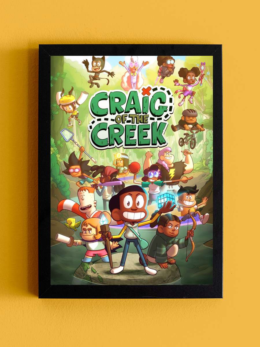 Craig'in Krallığı - Craig of the Creek Dizi Tablo Siyah Çerçeveli Dizi Poster Duvar Tablo