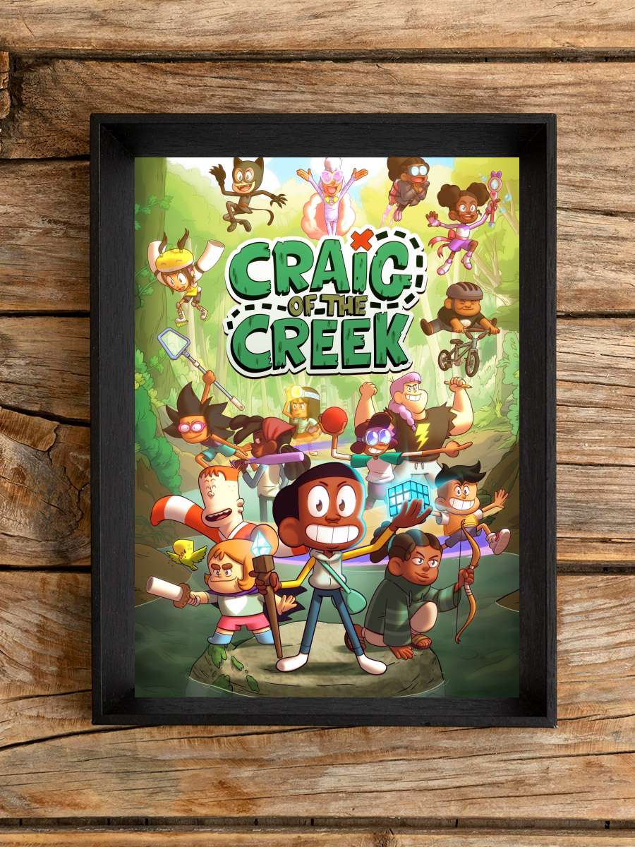 Craig'in Krallığı - Craig of the Creek Dizi Tablo Siyah Çerçeveli Dizi Poster Duvar Tablo