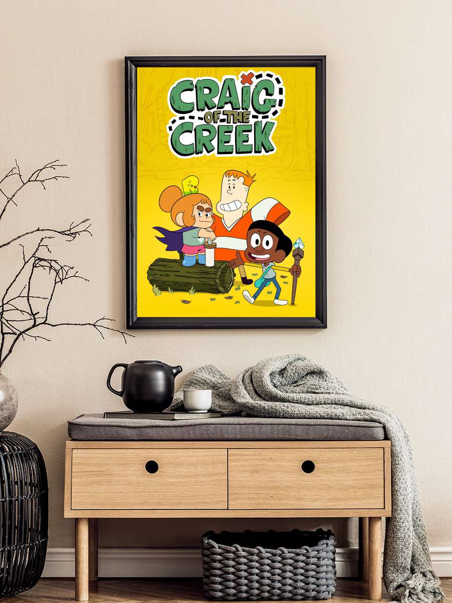 Craig'in Krallığı - Craig of the Creek Dizi Tablo Siyah Çerçeveli Dizi Poster Duvar Tablo