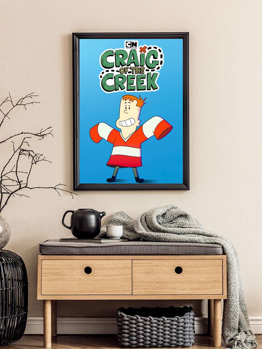 Craig'in Krallığı - Craig of the Creek Dizi Tablo Siyah Çerçeveli Dizi Poster Duvar Tablo