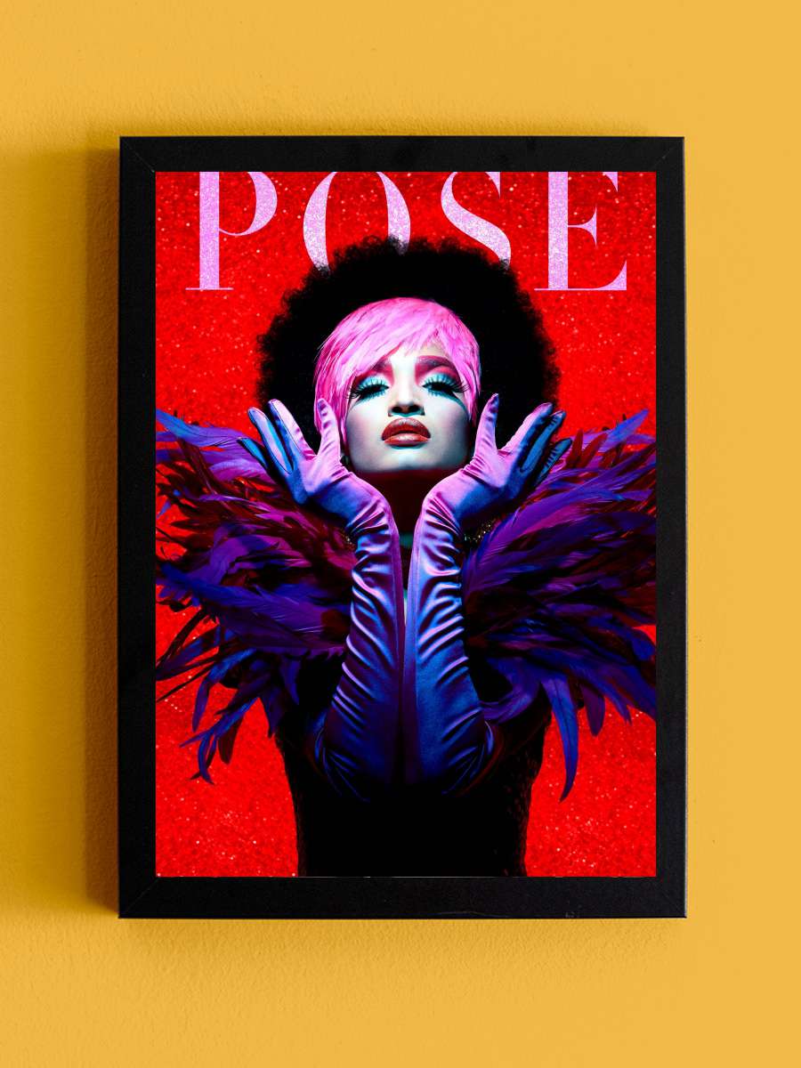 Pose - POSE Dizi Tablo Siyah Çerçeveli Dizi Poster Duvar Tablo