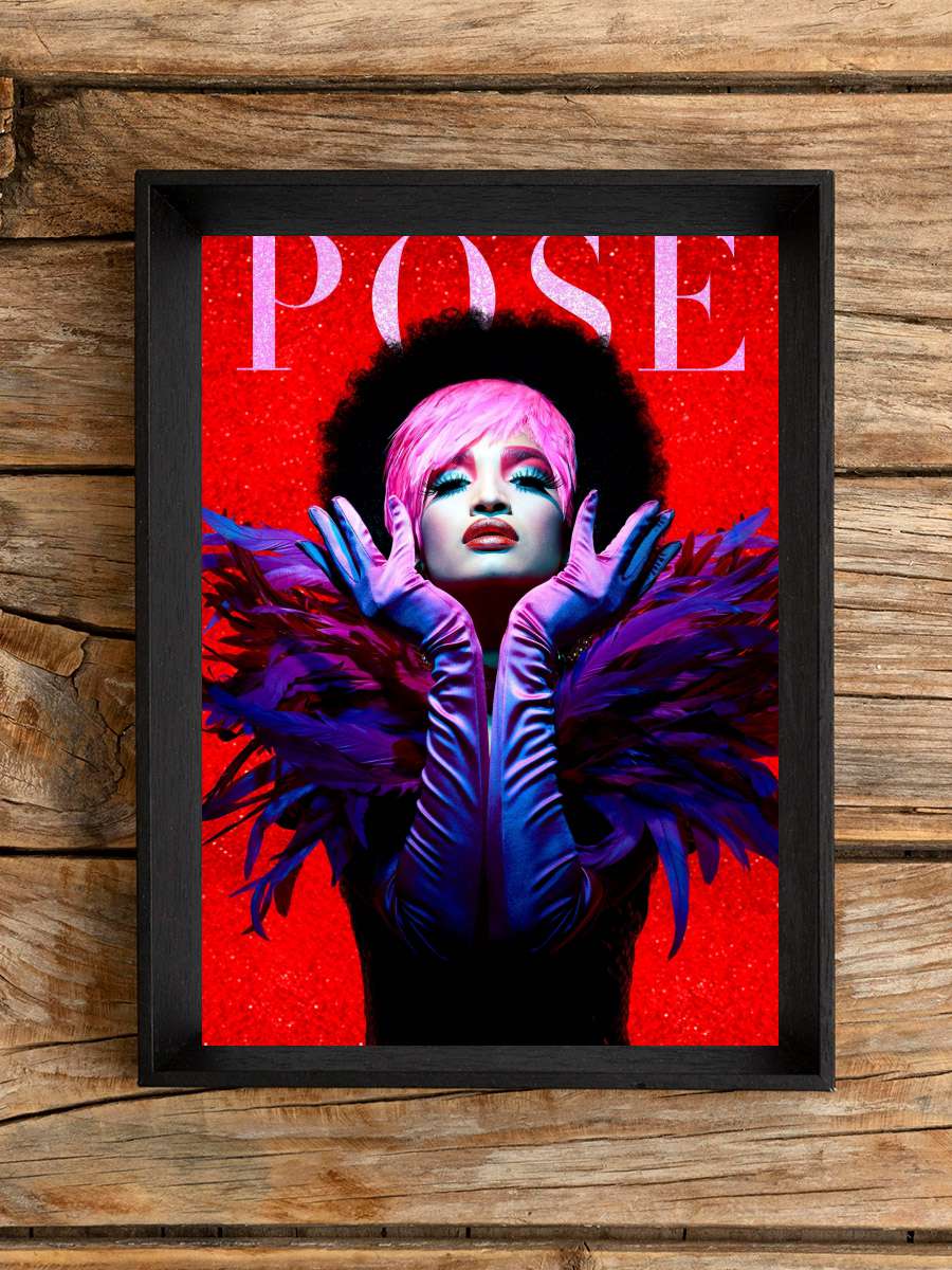 Pose - POSE Dizi Tablo Siyah Çerçeveli Dizi Poster Duvar Tablo