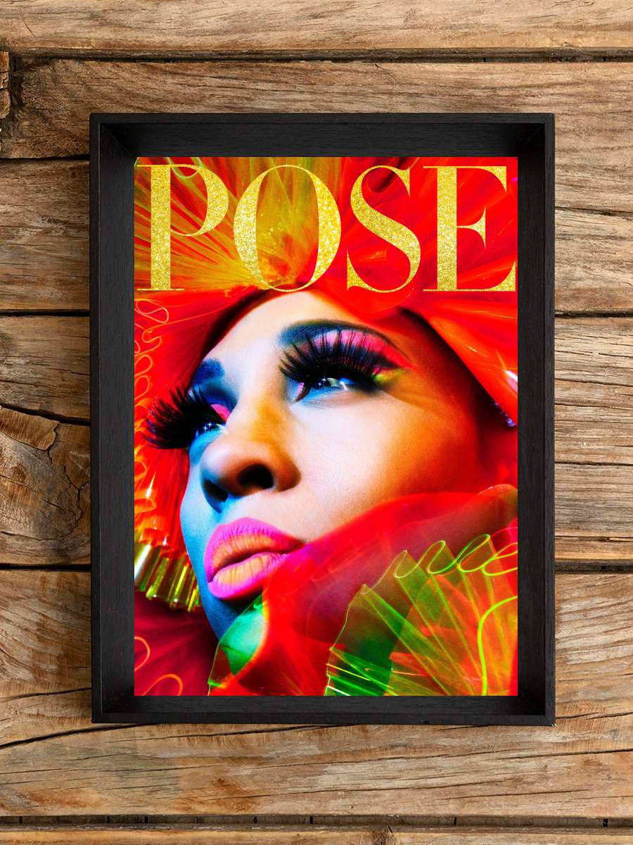 Pose - POSE Dizi Tablo Siyah Çerçeveli Dizi Poster Duvar Tablo