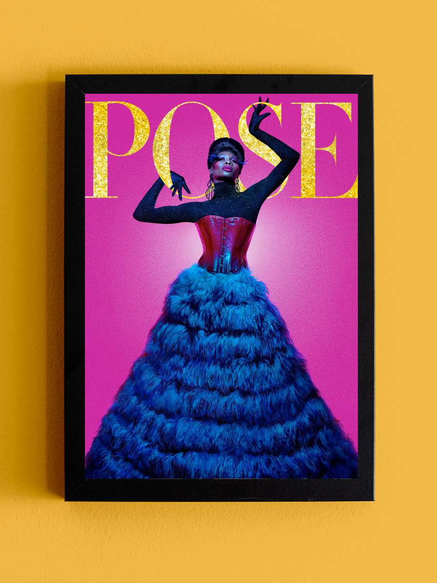 Pose - POSE Dizi Tablo Siyah Çerçeveli Dizi Poster Duvar Tablo