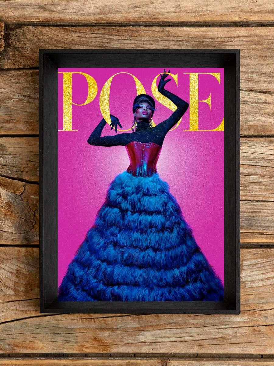 Pose - POSE Dizi Tablo Siyah Çerçeveli Dizi Poster Duvar Tablo