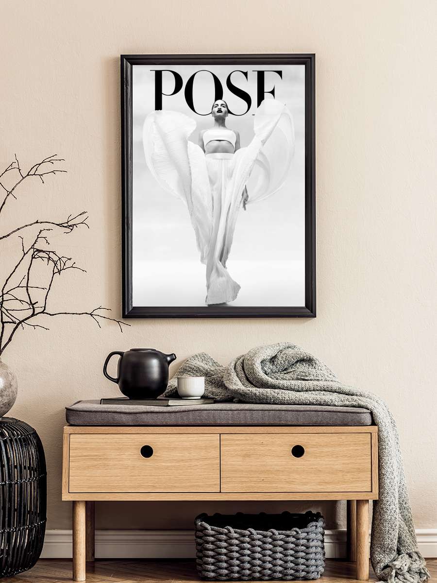 Pose - POSE Dizi Tablo Siyah Çerçeveli Dizi Poster Duvar Tablo