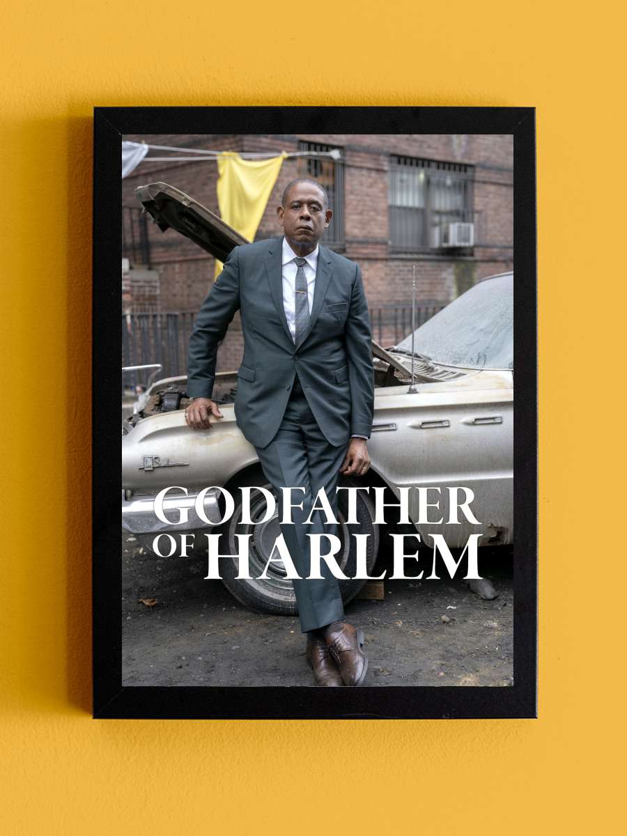 Godfather of Harlem Dizi Tablo Siyah Çerçeveli Dizi Poster Duvar Tablo