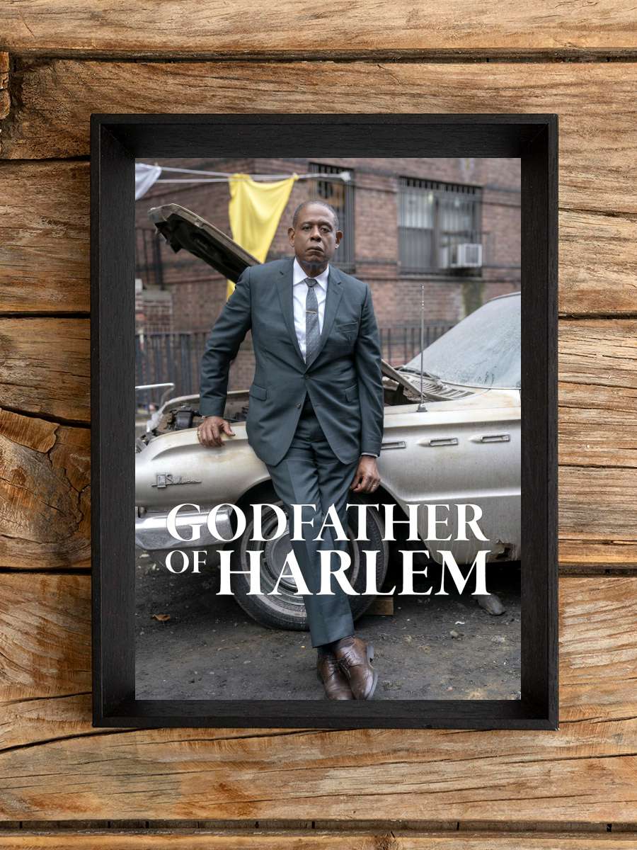 Godfather of Harlem Dizi Tablo Siyah Çerçeveli Dizi Poster Duvar Tablo