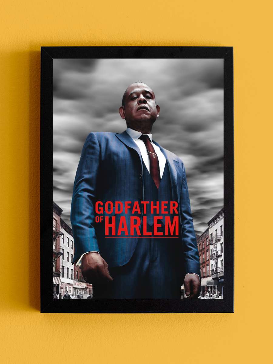 Godfather of Harlem Dizi Tablo Siyah Çerçeveli Dizi Poster Duvar Tablo