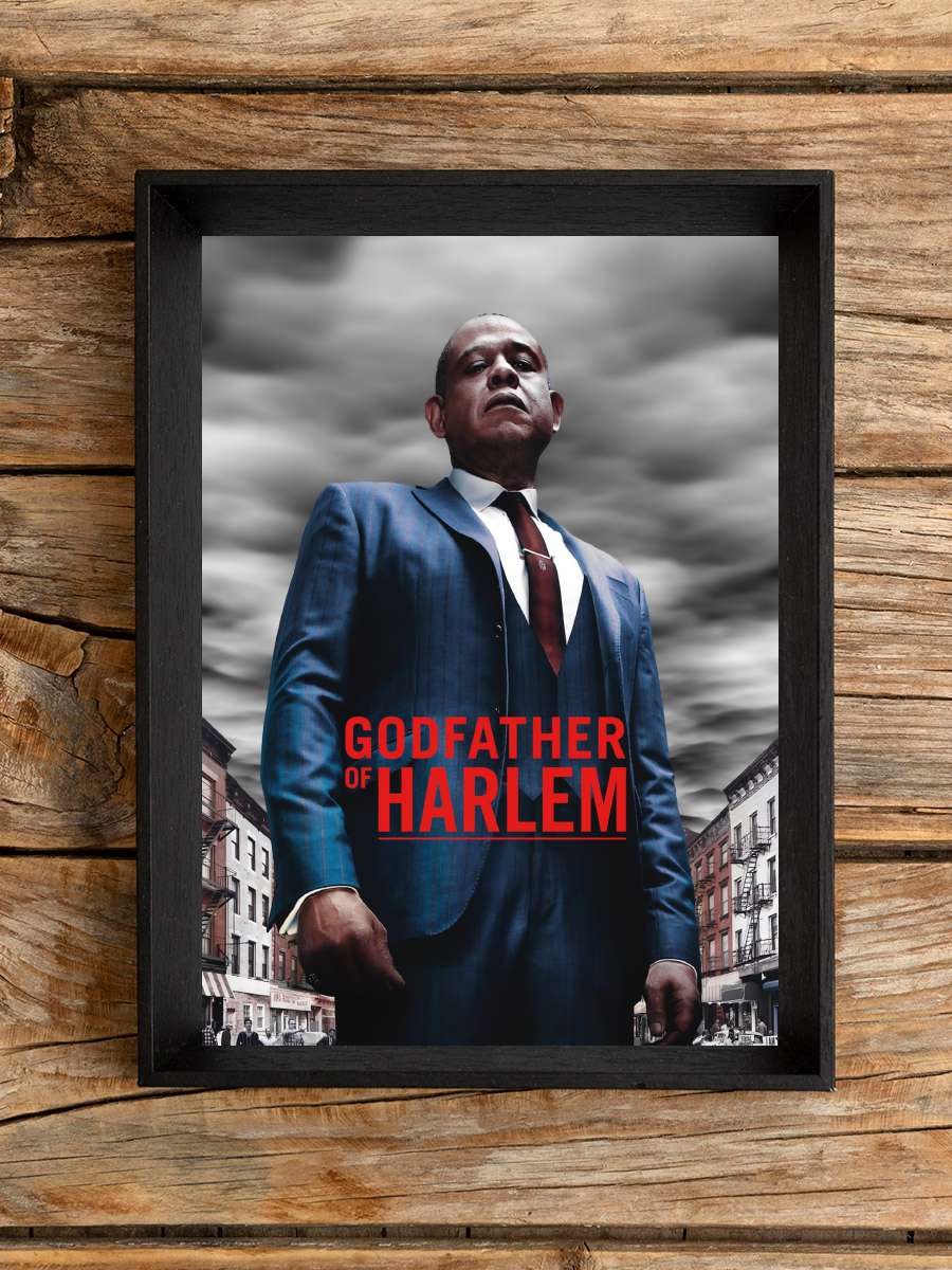 Godfather of Harlem Dizi Tablo Siyah Çerçeveli Dizi Poster Duvar Tablo