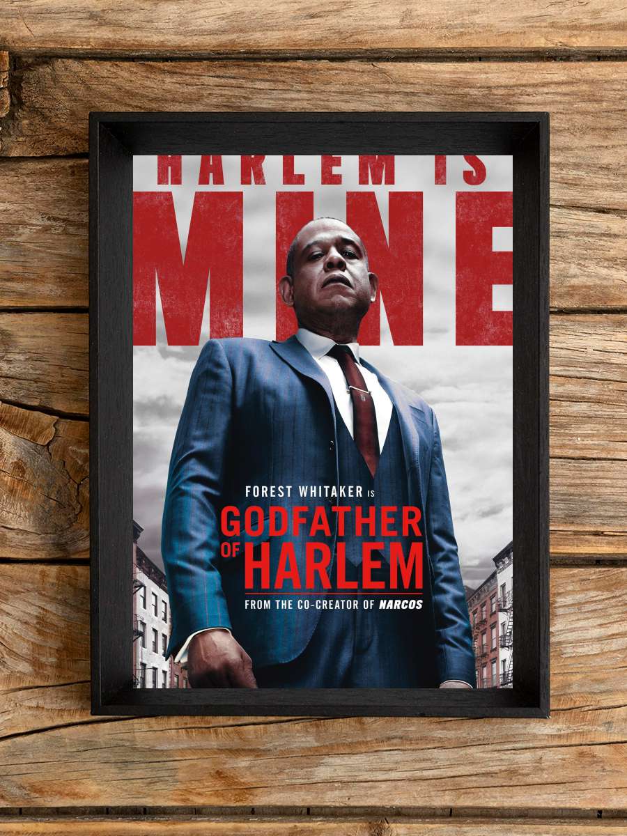 Godfather of Harlem Dizi Tablo Siyah Çerçeveli Dizi Poster Duvar Tablo