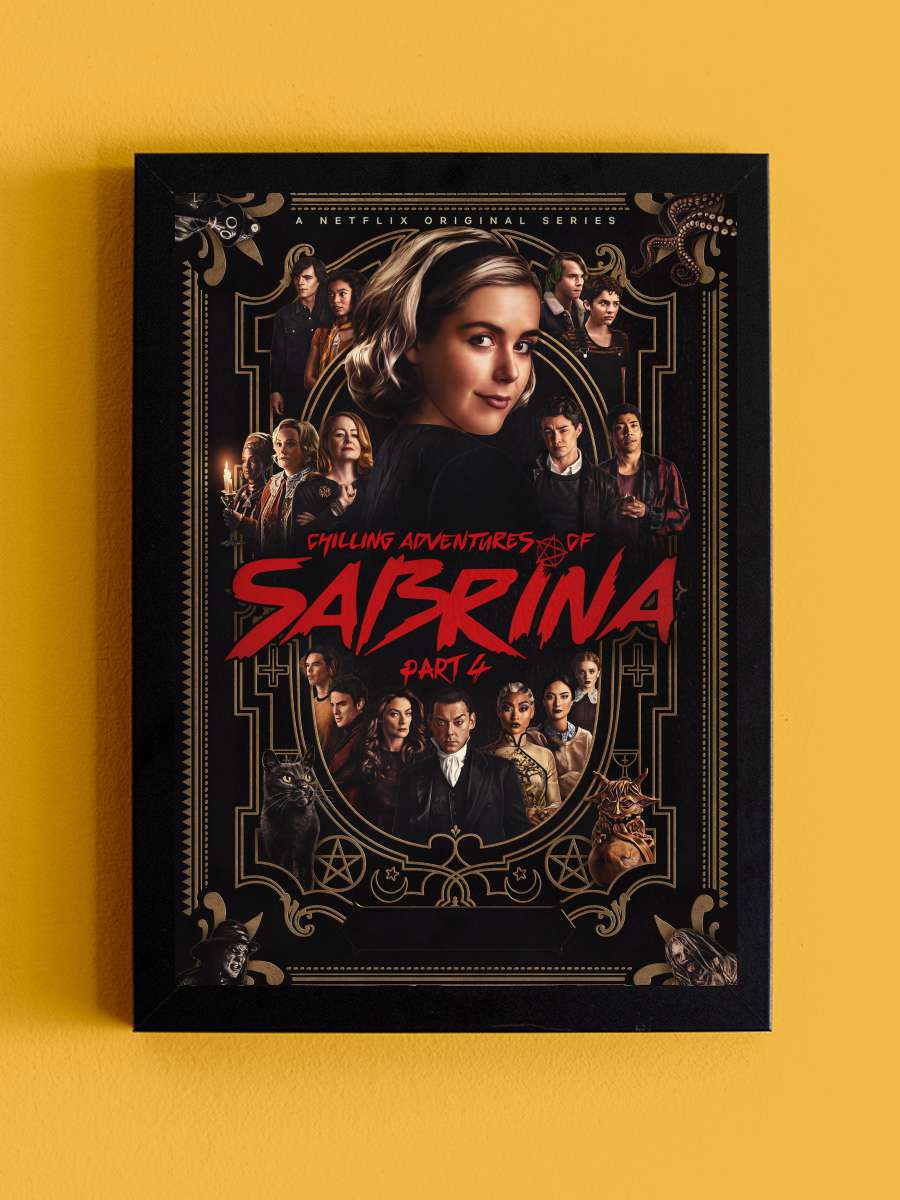 Chilling Adventures of Sabrina Dizi Tablo Siyah Çerçeveli Dizi Poster Duvar Tablo