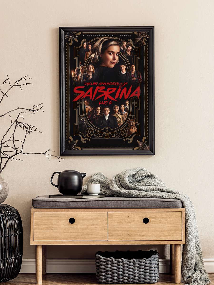 Chilling Adventures of Sabrina Dizi Tablo Siyah Çerçeveli Dizi Poster Duvar Tablo