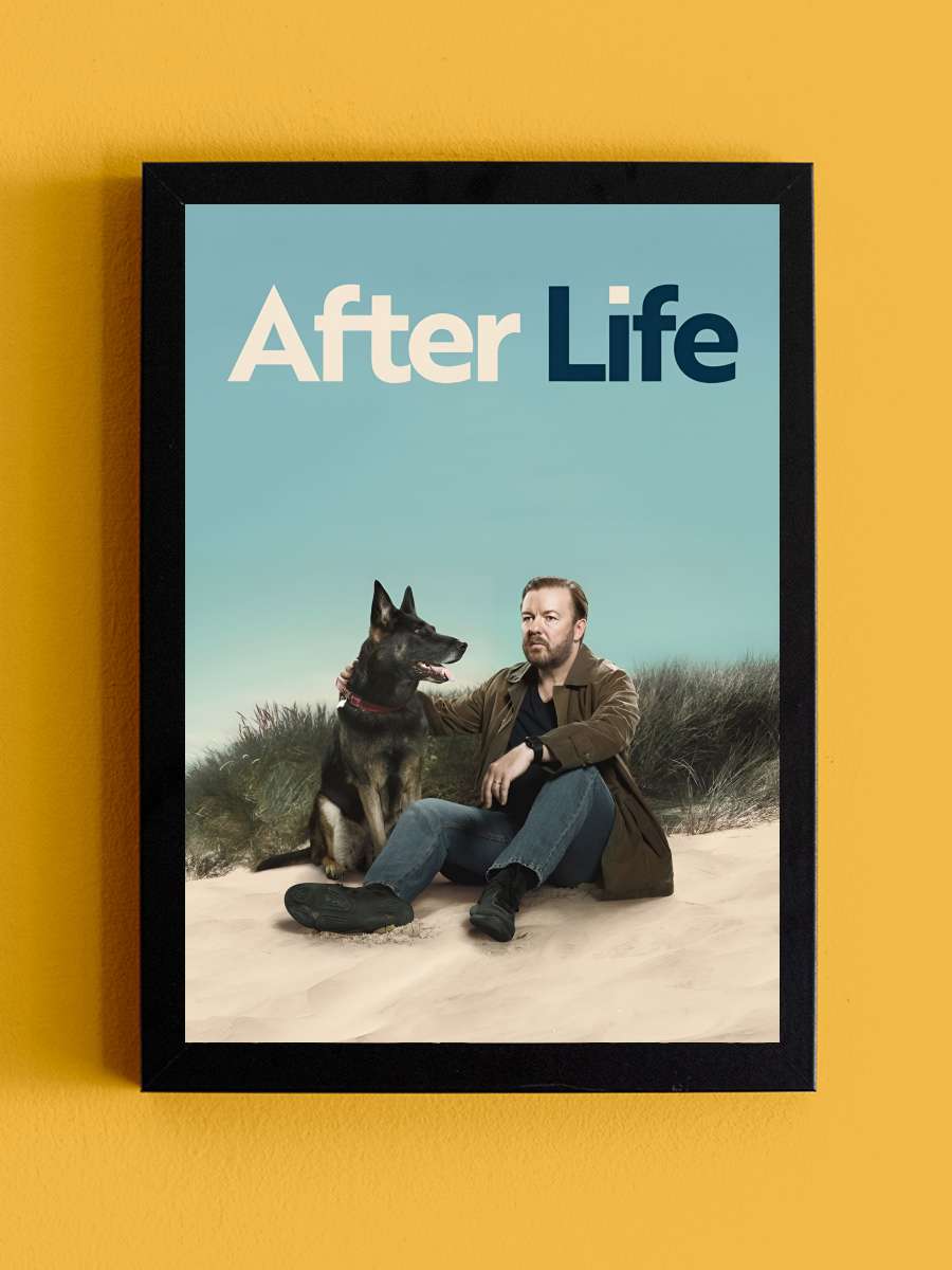 After Life Dizi Tablo Siyah Çerçeveli Dizi Poster Duvar Tablo