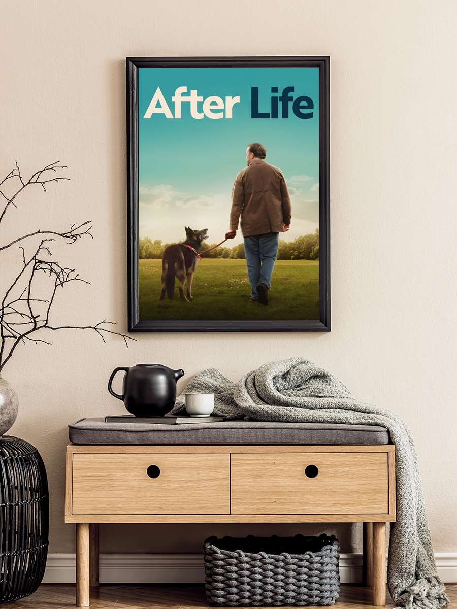 After Life Dizi Tablo Siyah Çerçeveli Dizi Poster Duvar Tablo