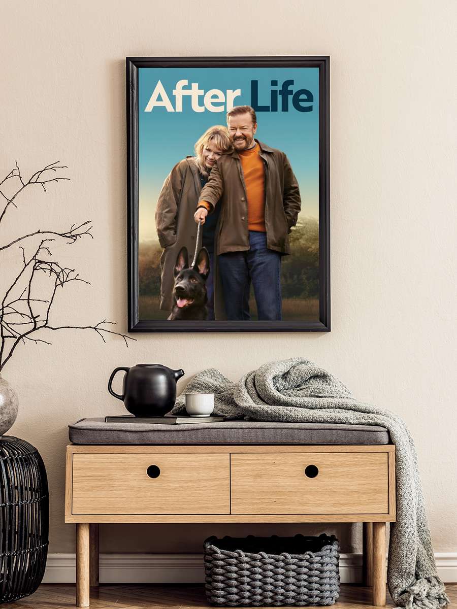 After Life Dizi Tablo Siyah Çerçeveli Dizi Poster Duvar Tablo