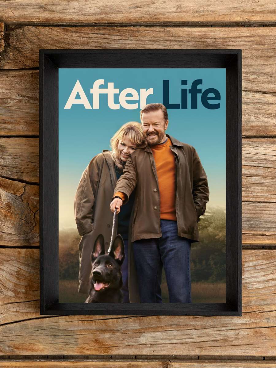 After Life Dizi Tablo Siyah Çerçeveli Dizi Poster Duvar Tablo