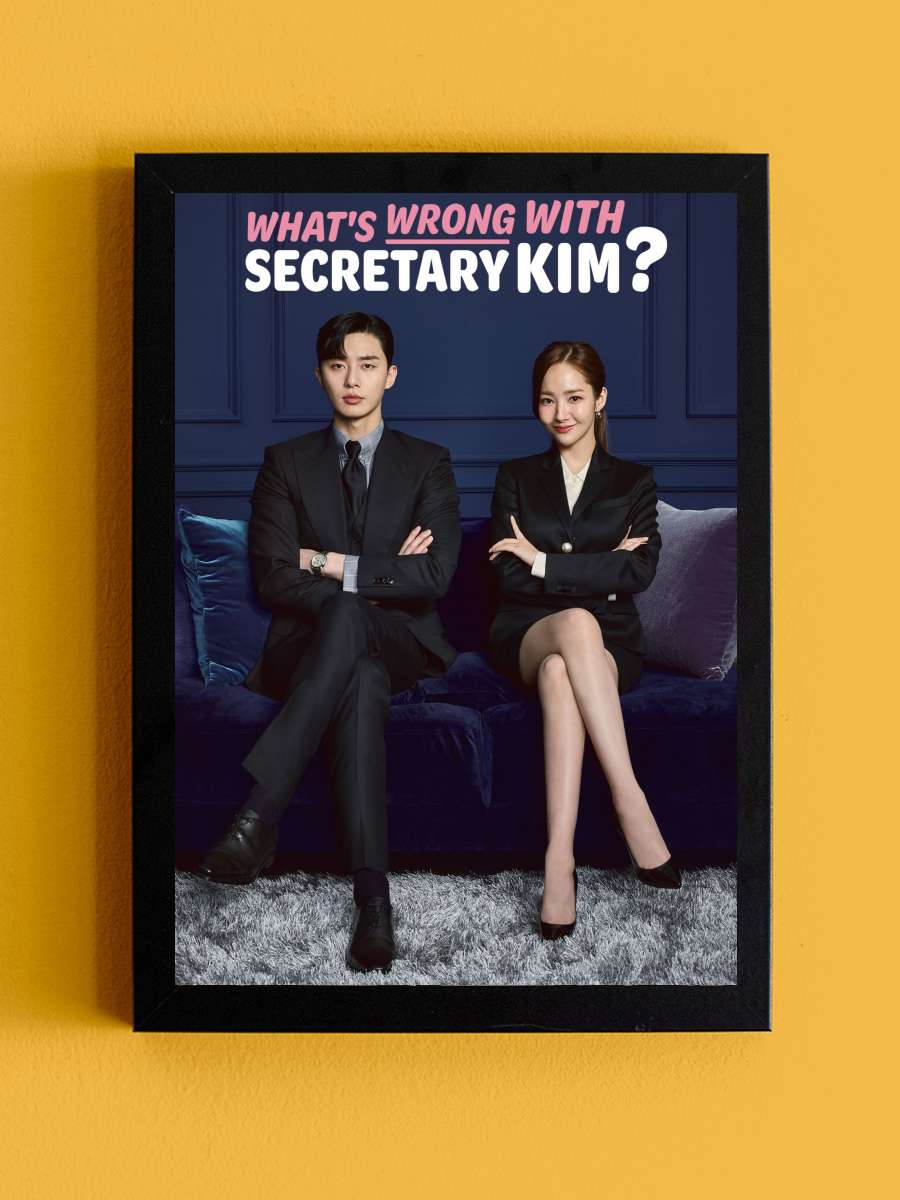 Why Secretary Kim - 김비서가 왜 그럴까 Dizi Tablo Siyah Çerçeveli Dizi Poster Duvar Tablo