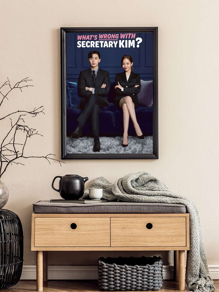 Why Secretary Kim - 김비서가 왜 그럴까 Dizi Tablo Siyah Çerçeveli Dizi Poster Duvar Tablo